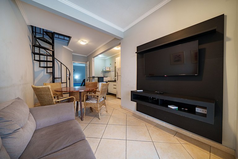 Apartamento amplo para família em Bombinhas.