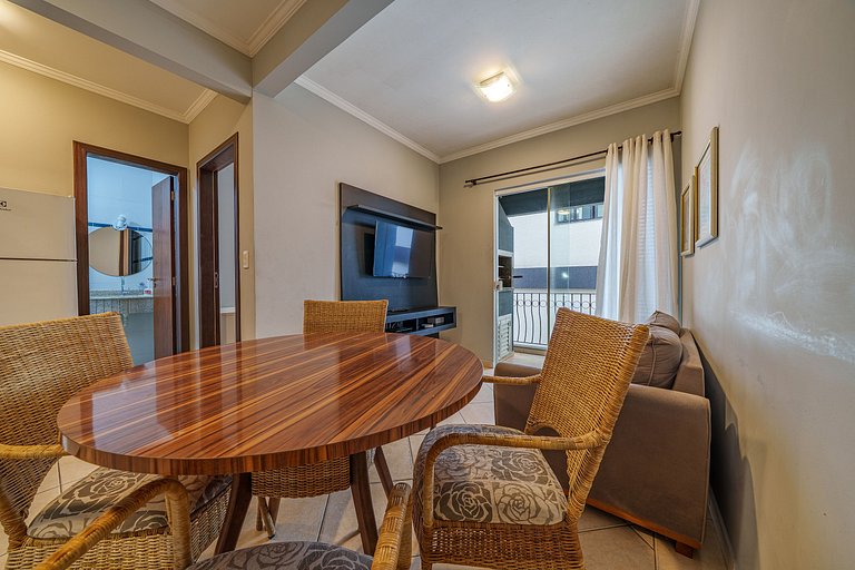 Apartamento amplo para família em Bombinhas.