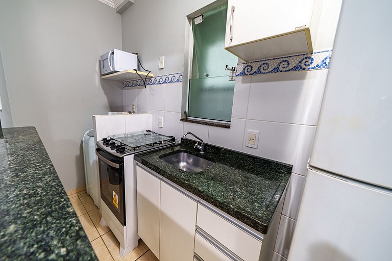 Apartamento espaçoso casal 50 metros da praia