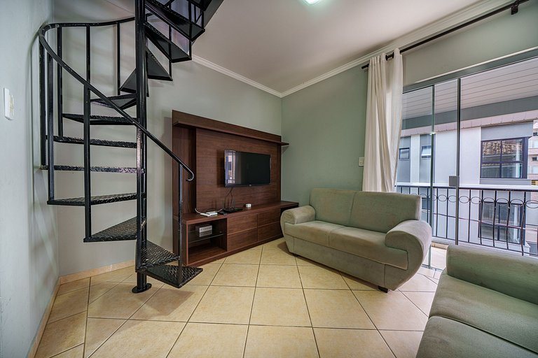 Apartamento grande para família em Bombinhas