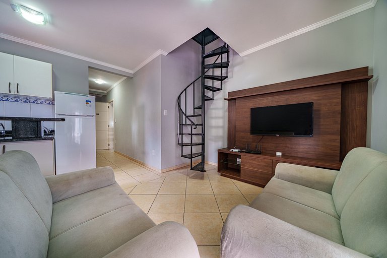 Apartamento grande para família em Bombinhas