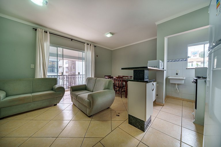 Apartamento grande para família em Bombinhas