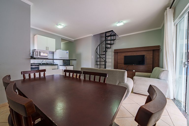 Apartamento grande para família em Bombinhas