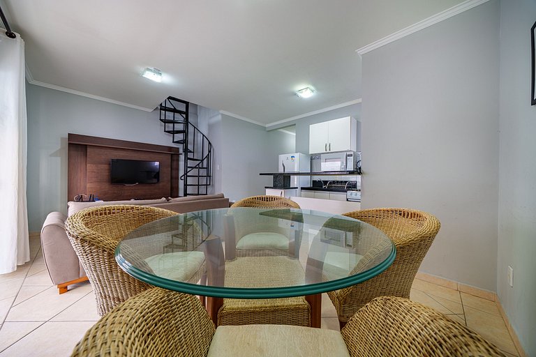 Apartamento confortável para família em Bombinhas.