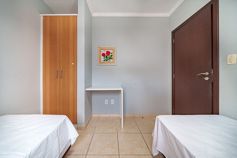 Cómodo apartamento para familia en Bombinhas.