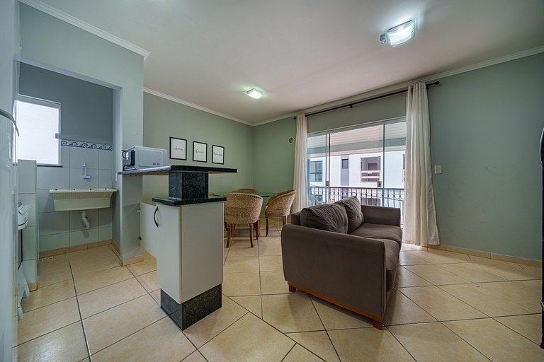 Apartamento confortável para família em Bombinhas.