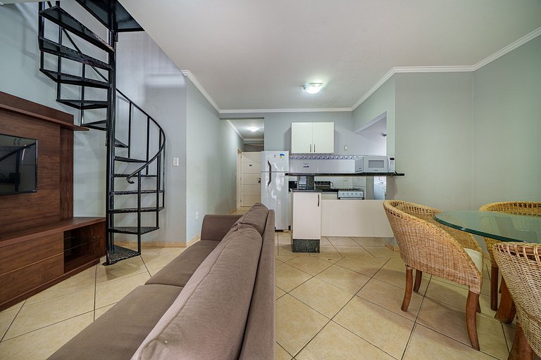 Apartamento confortável para família em Bombinhas.