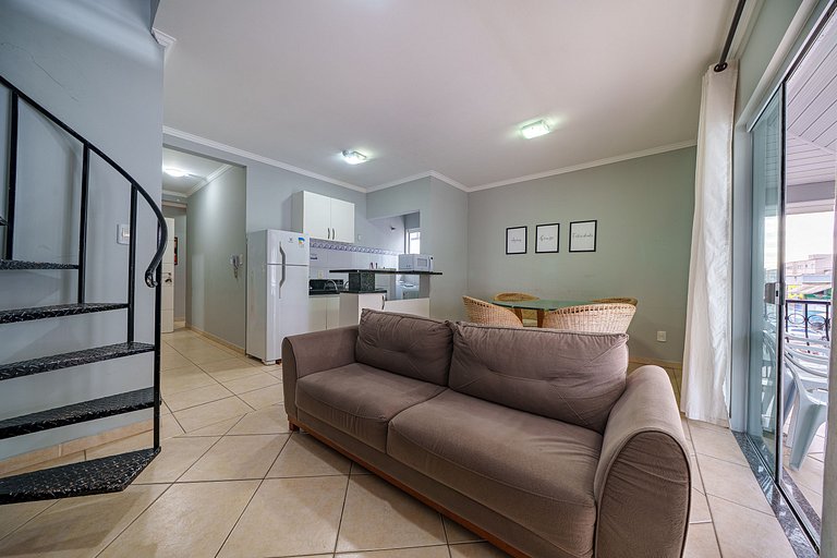 Apartamento confortável para família em Bombinhas.