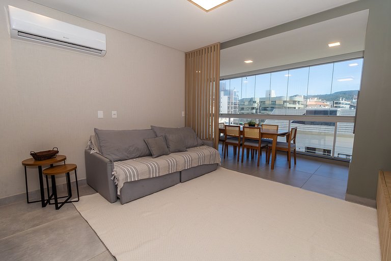 Duplex beira mar em Bombas com vista