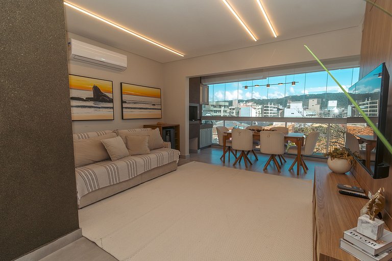 Duplex com vista ao mar em Bombas