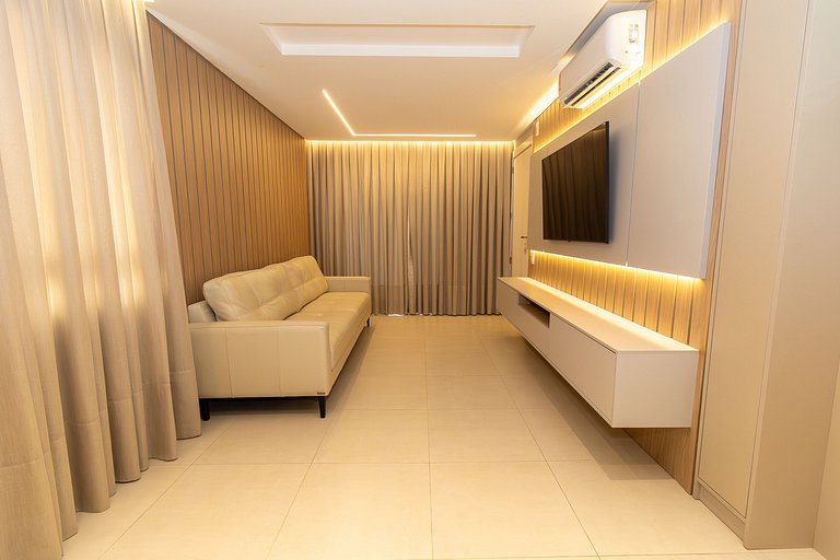 Ático dúplex frente al mar con 3 dormitorios en Bombas