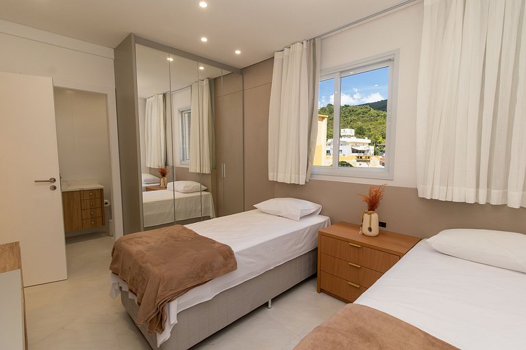 Apartamento nuevo para familia, 2 suites, Bombas