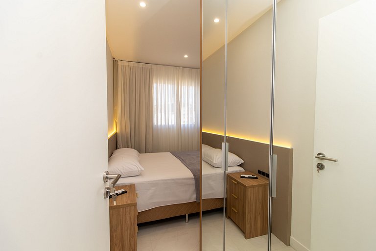 Apartamento novo para família 2 suítes Bombas