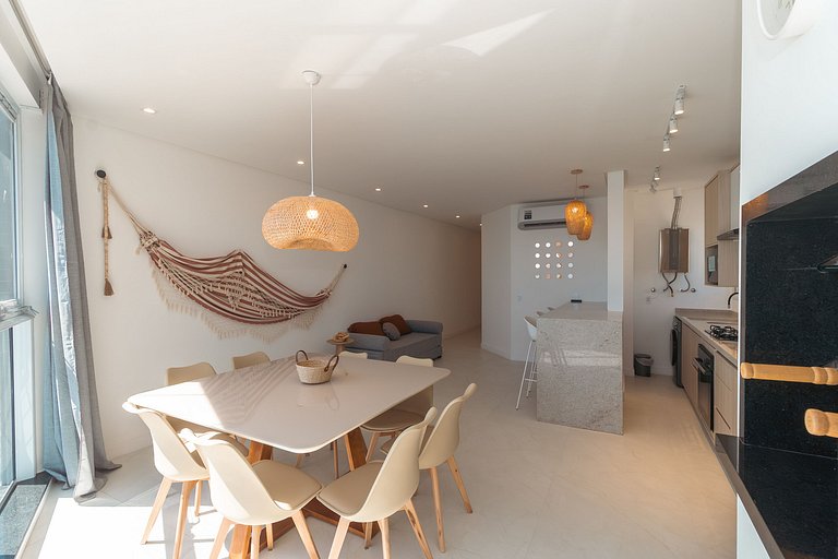 Vista al mar en Bombas, 3 suites.