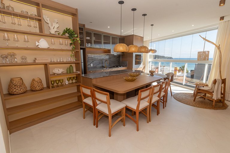 Frente al mar en Bombas con 3 suites