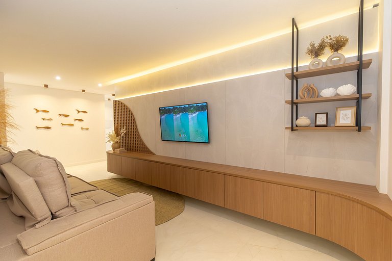 Frente al mar en Bombas con 3 suites