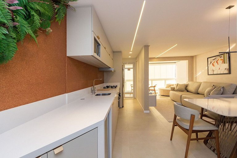 Apartamento 2 suítes perto do mar