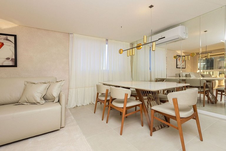 Apartamento de 2 suites con vistas al mar