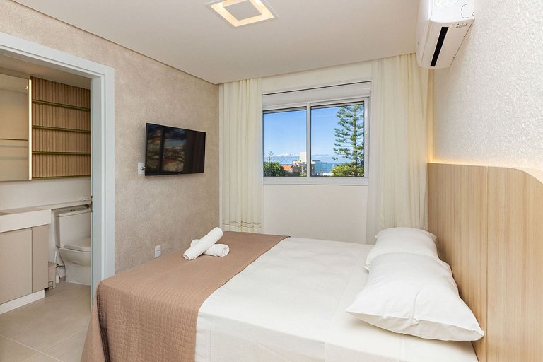 Apartamento de 2 suites con vistas al mar