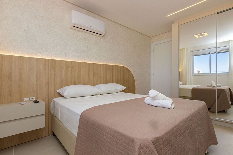 Apartamento 2 suítes perto do mar
