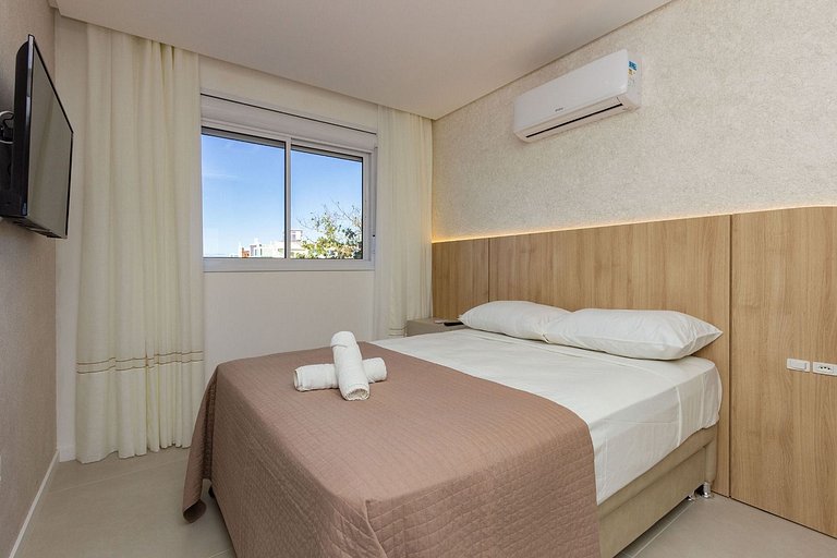 Apartamento 2 suítes com vista para o mar