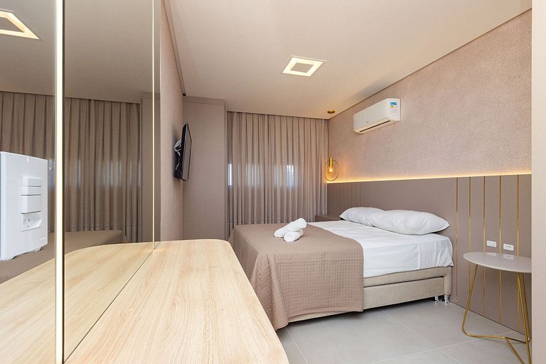 Apartamento 2 suítes com vista para o mar