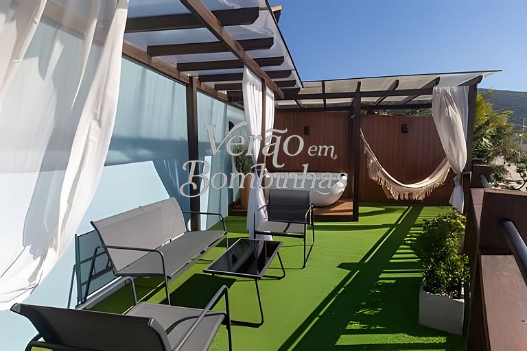Beira-mar de Bombas para Casal - Moon House