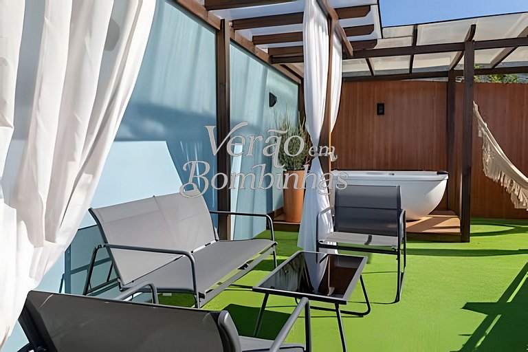 Beira-mar de Bombas para Casal - Moon House