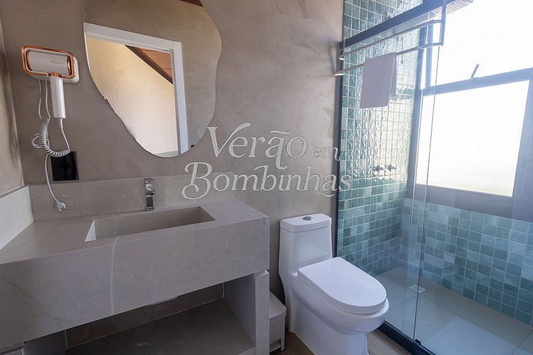 Acomodação beira-mar Bombas para Casal Moon House