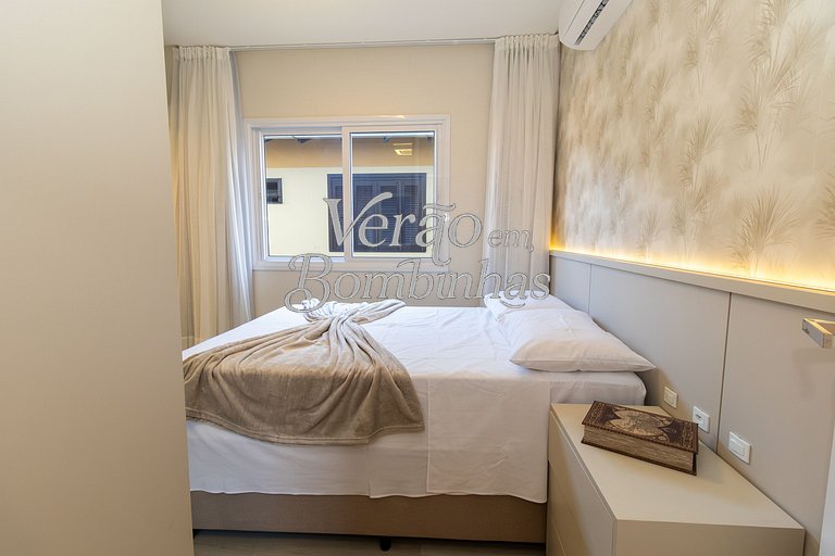 Apartamento 3 suítes beira-mar em Bombas
