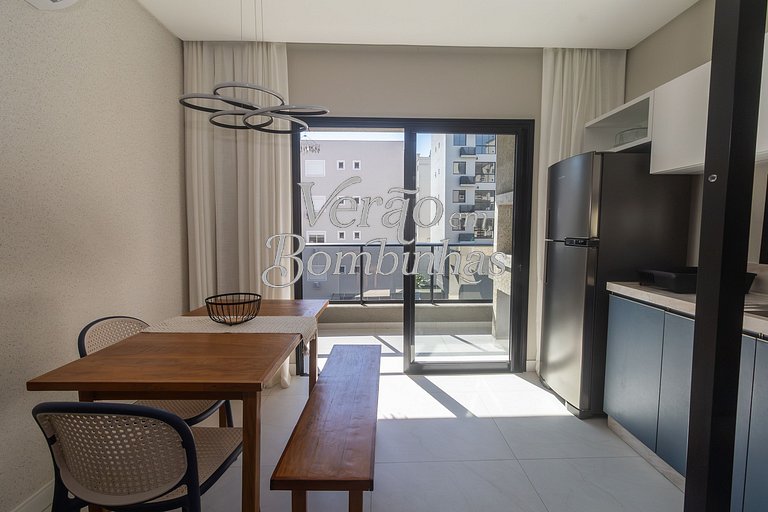 Flat para casal na praia de Bombas