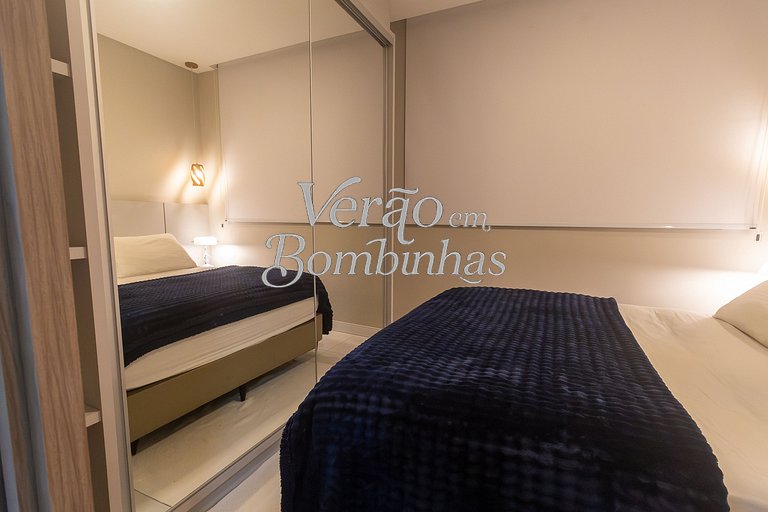 Flat para casal na praia de Bombas