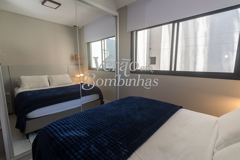 Flat para casal na praia de Bombas