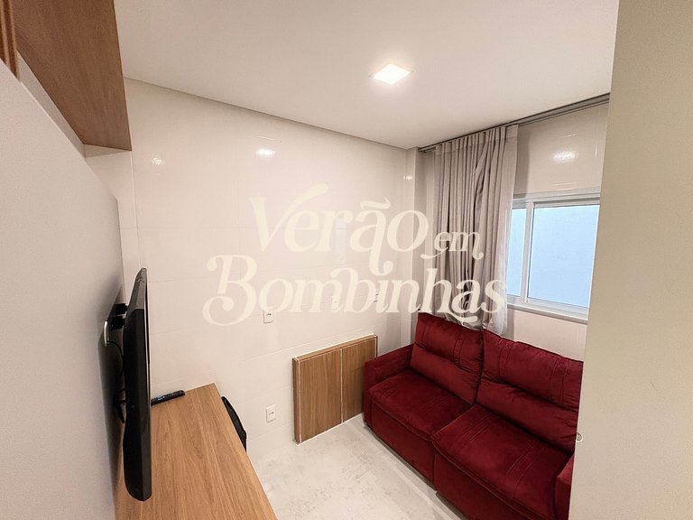 Duplex no centro de Mariscal com piscina privativa