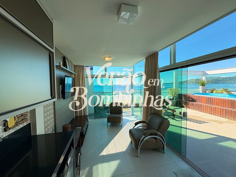 Duplex frente mar em Mariscal