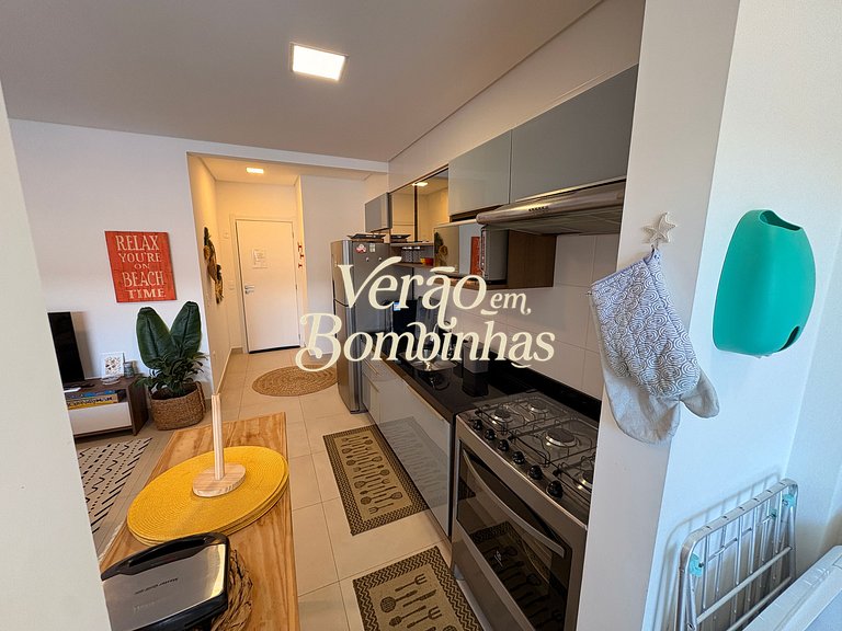 Apartamento aconchegante para família em Bombas