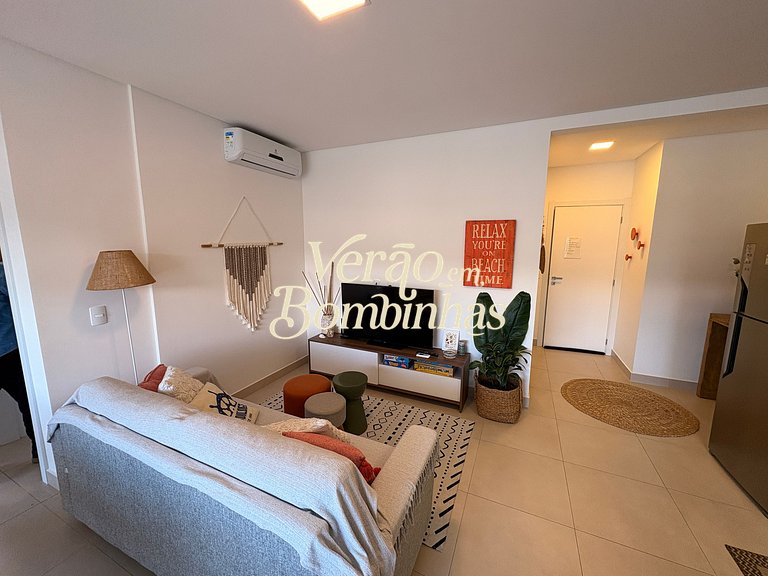 Apartamento aconchegante para família em Bombas