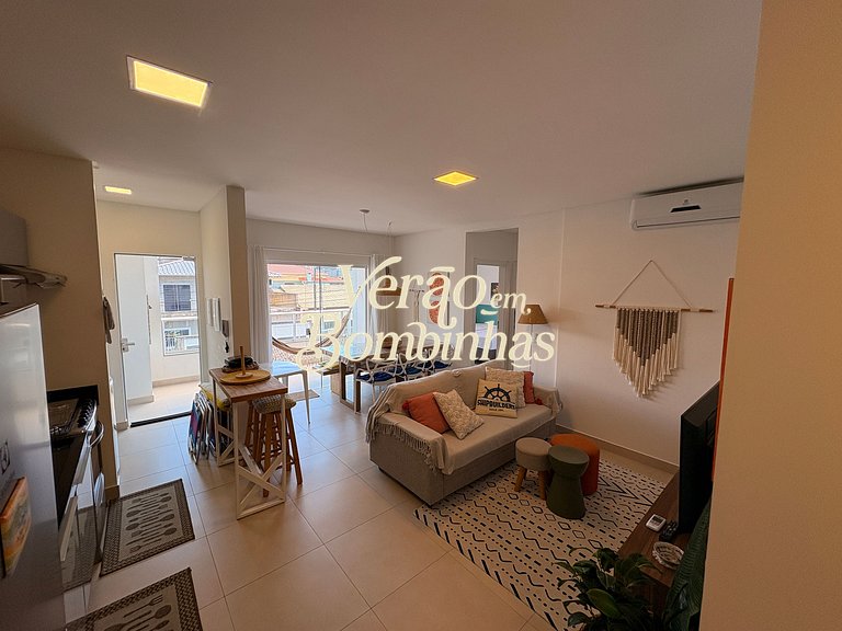 Apartamento aconchegante para família em Bombas