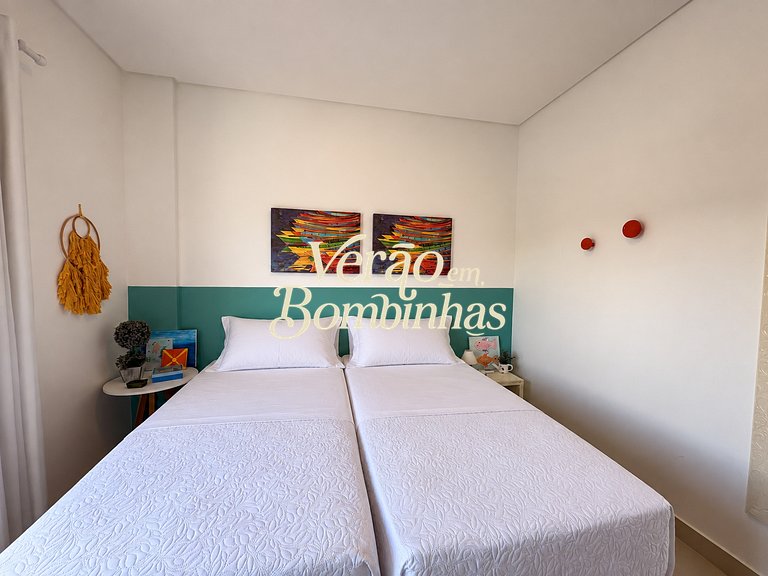 Apartamento aconchegante para família em Bombas