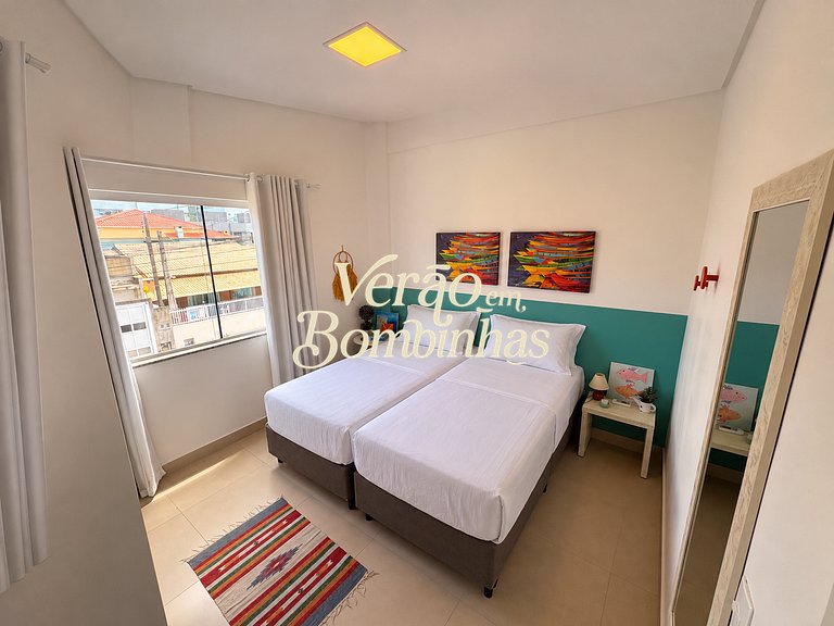 Apartamento aconchegante para família em Bombas