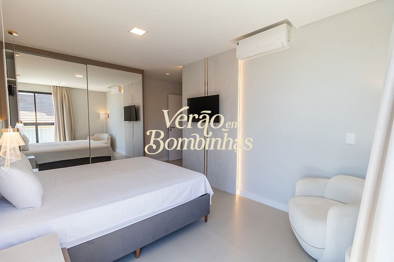 3 suites con vista al mar de Bombinhas